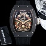Richard Mille RM47 Black carbon fiber case Watch